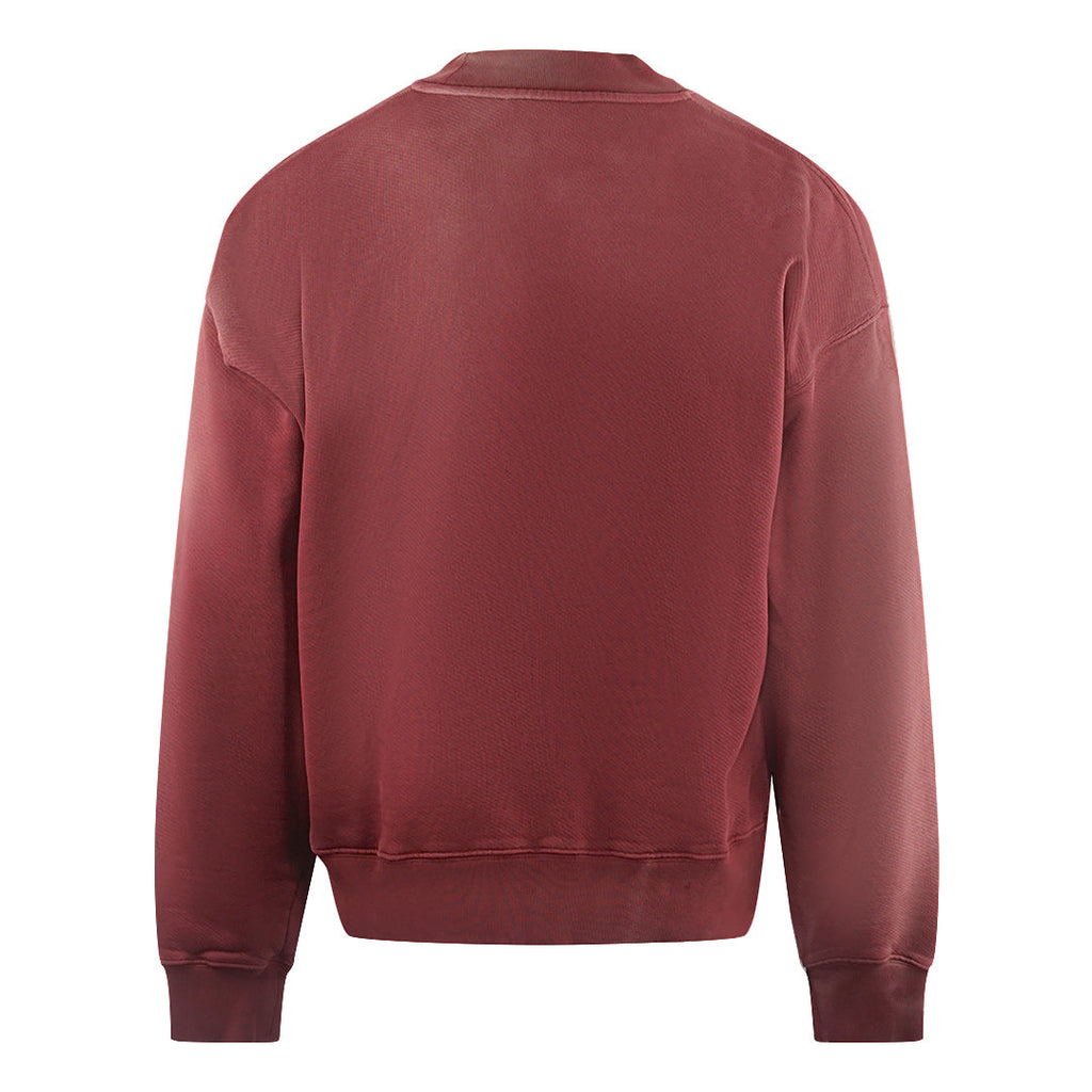 Off White Laundry Skate Fit Red Sweatshirt