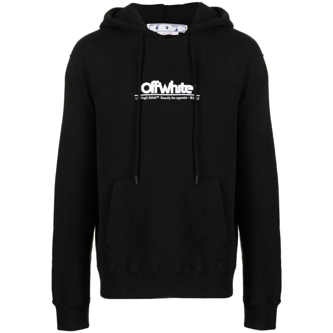 Off White Mens Hoodie Black