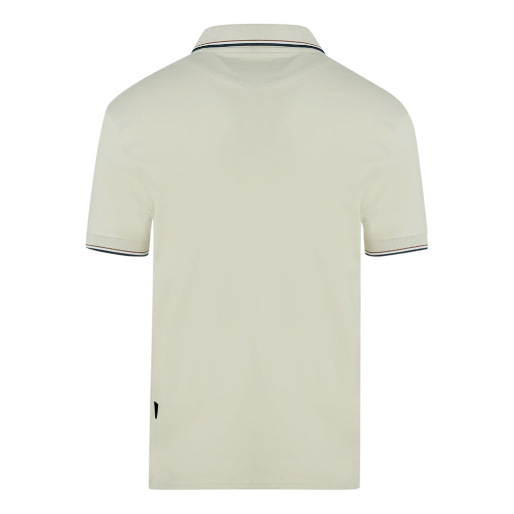 Aquascutum Logo Biege Polo Shirt