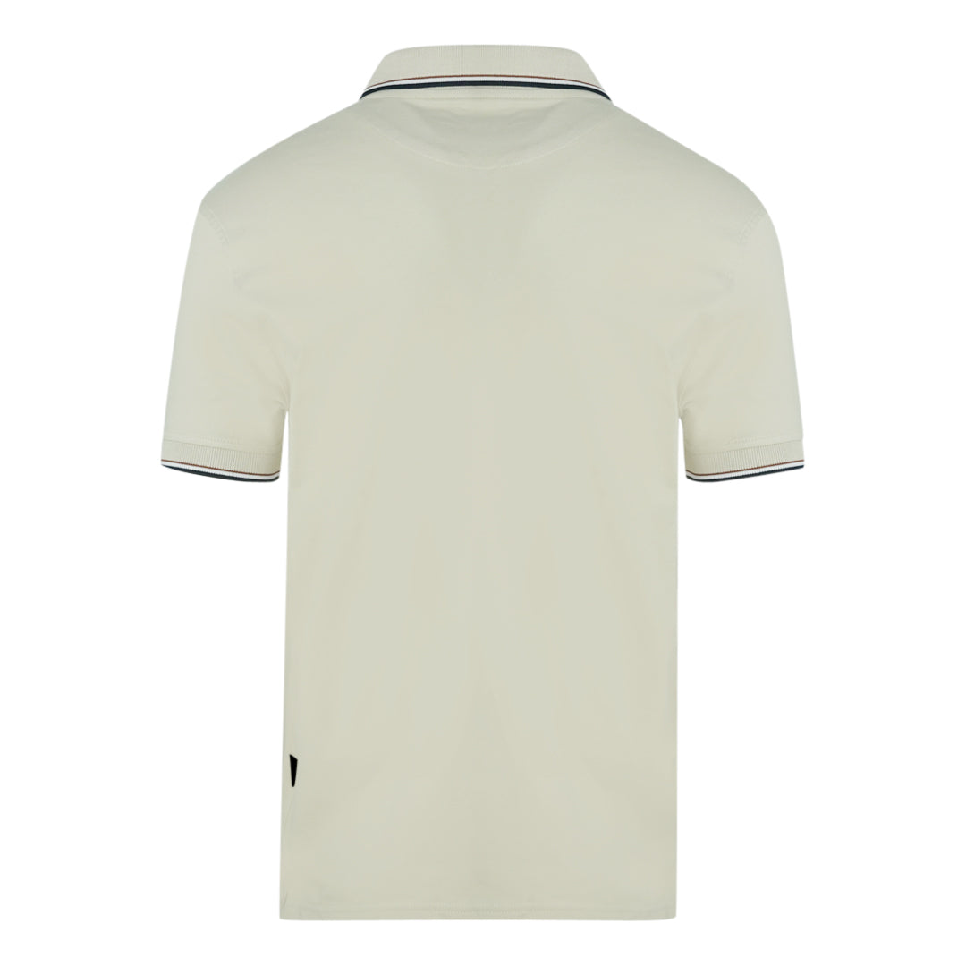 Aquascutum Logo Biege Polo Shirt