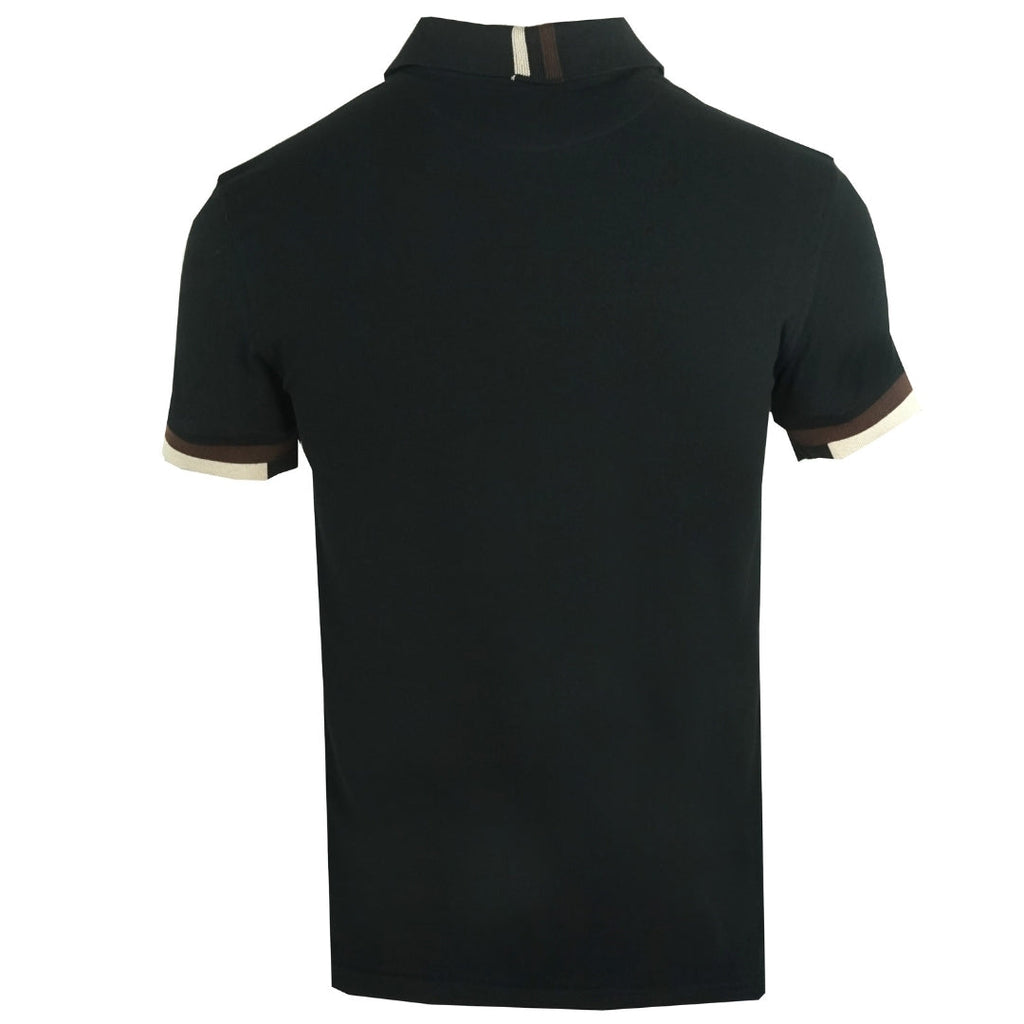 Aquascutum Aldis Crestogo Black Polo shirt
