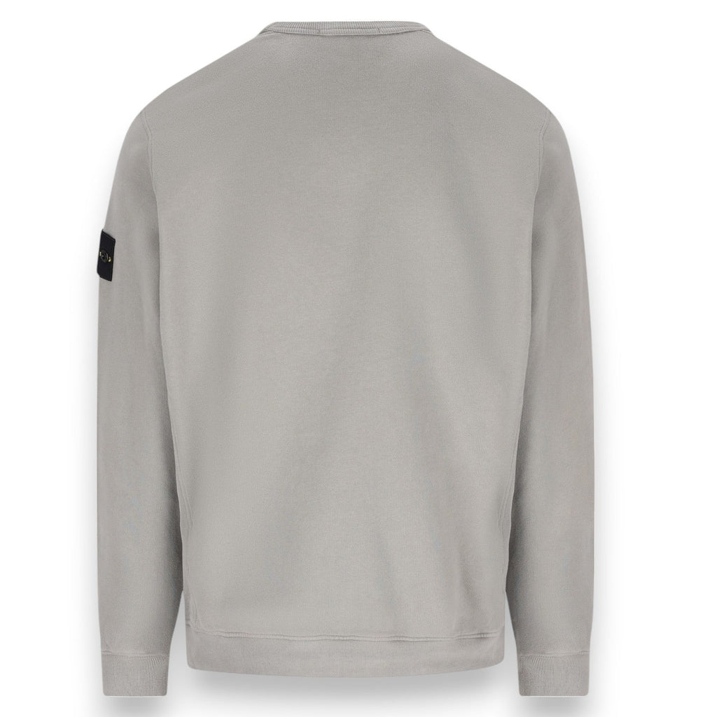 Stone Island, Cement Grey Organic Sweatshirt - True Labels
