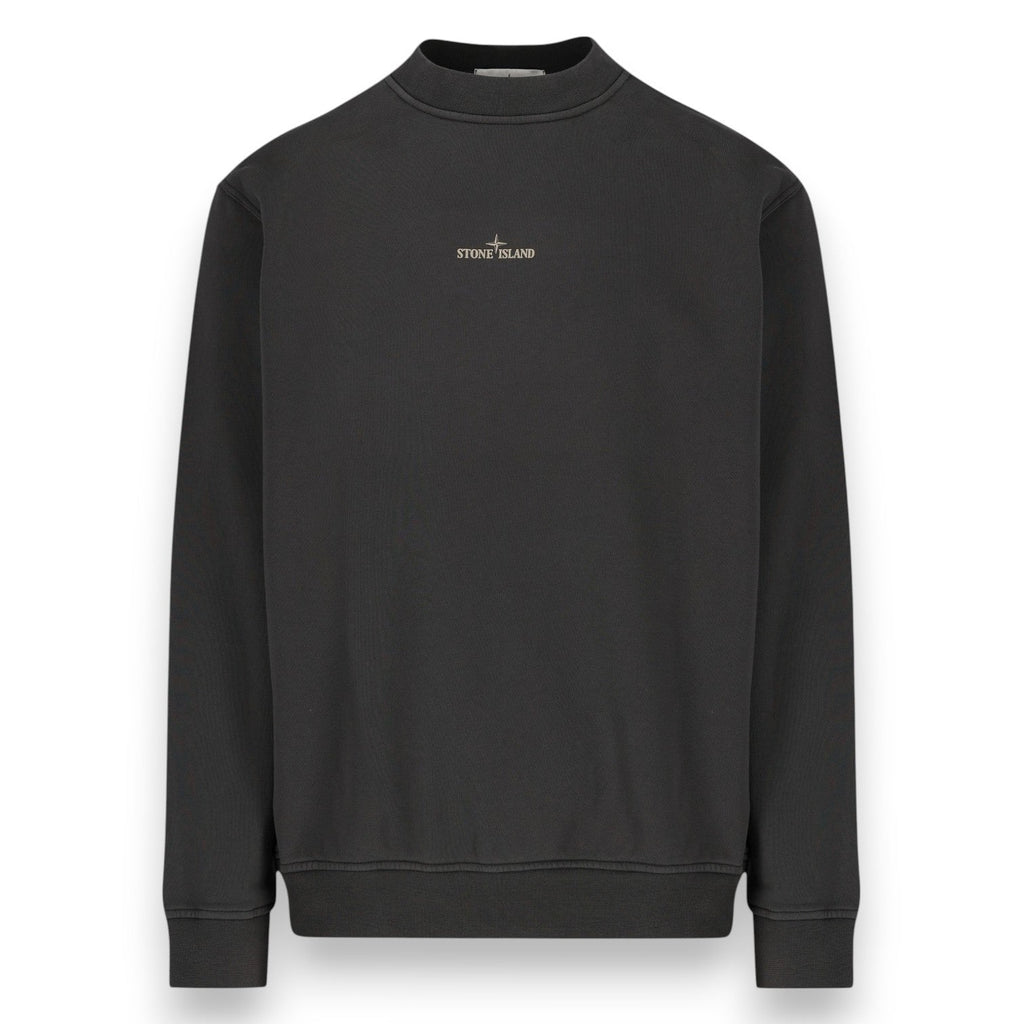 Stone Island, Lead Grey Oversized Sweatshirt - True Labels