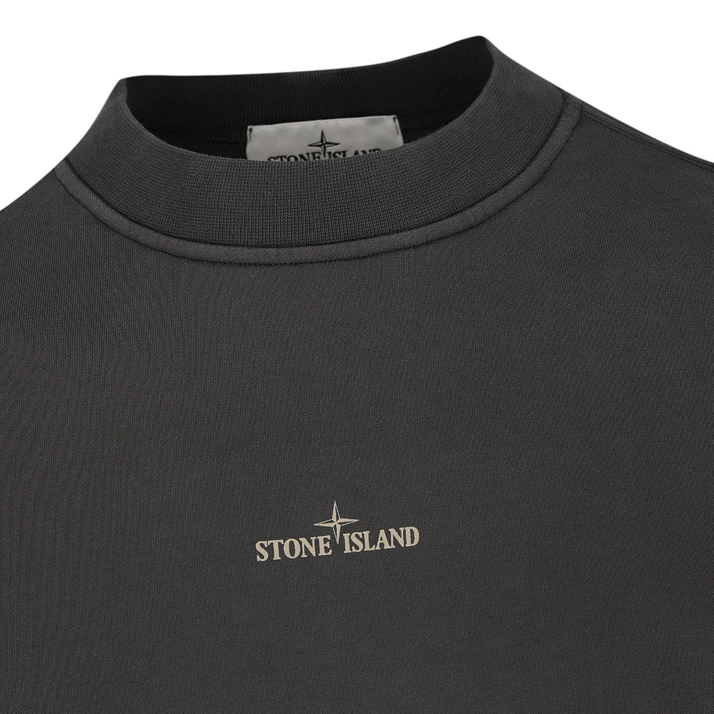 Stone Island, Lead Grey Oversized Sweatshirt - True Labels