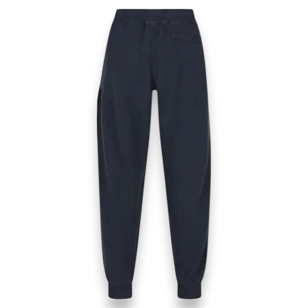 Stone Island, Navy Fleece Joggers Organic Cotton - True Labels