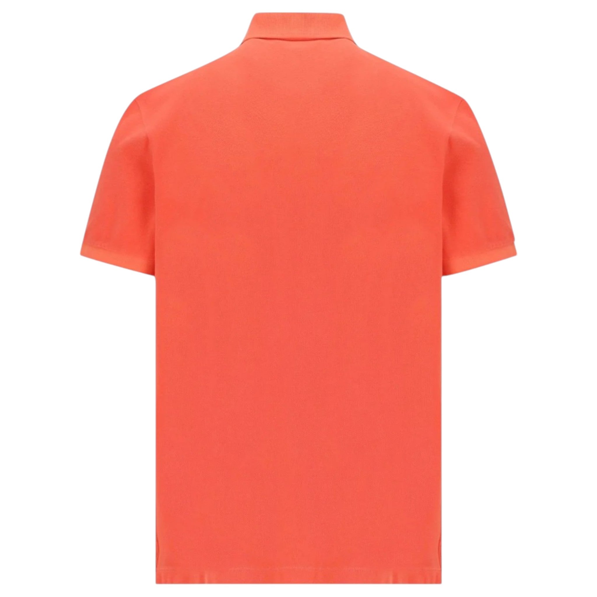 Stone Island, Slim Fit Papaya Polo Shirt with Compass Patch
