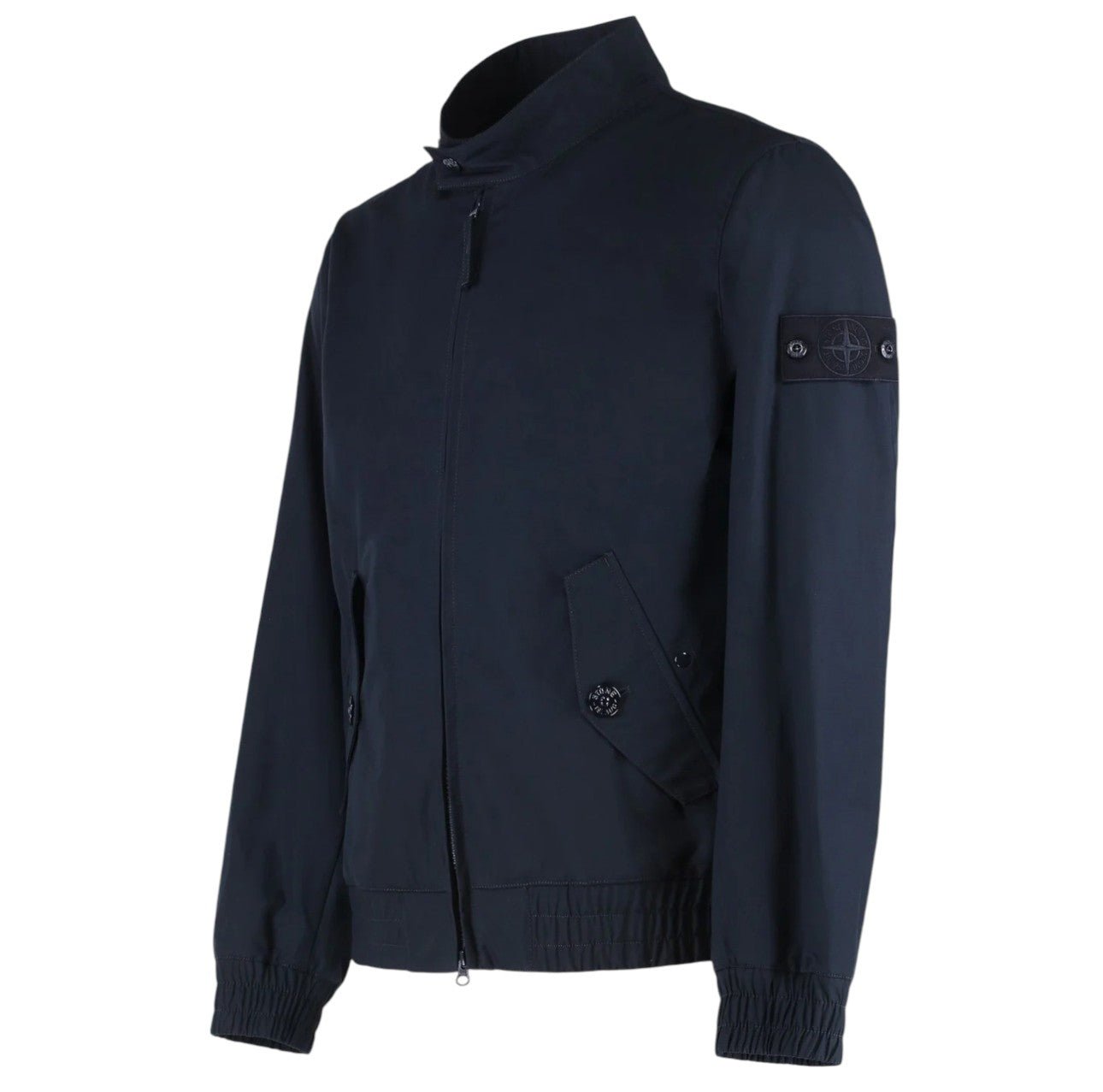 Stone Island, Weatherproof Cotton Canvas Navy Ghost Jacket