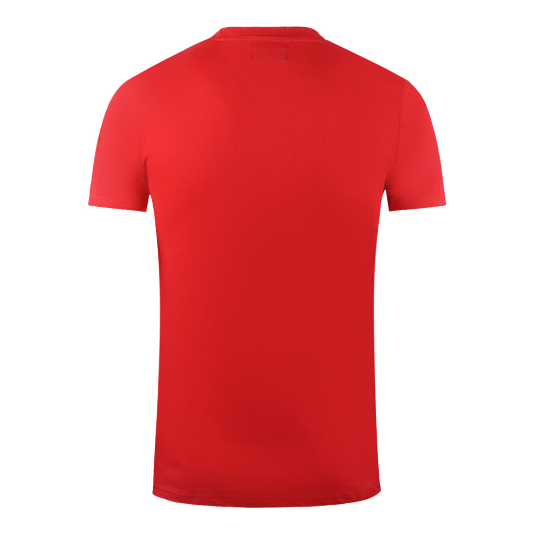 Aquascutum London Aldis Brand Logo Red T Shirt - Style Centre Wholesale